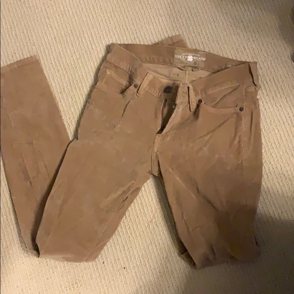 Lucky brand Charlie skinny tan